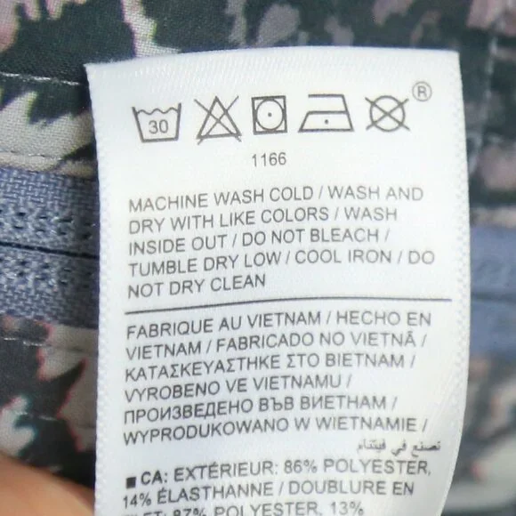 Athleta Run With It Jacket Kinetic Abstract Multicolor Zip Up Size XL - Picture 7 of 9